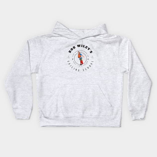 Bob Wiley's Sailing School Kids Hoodie by BodinStreet